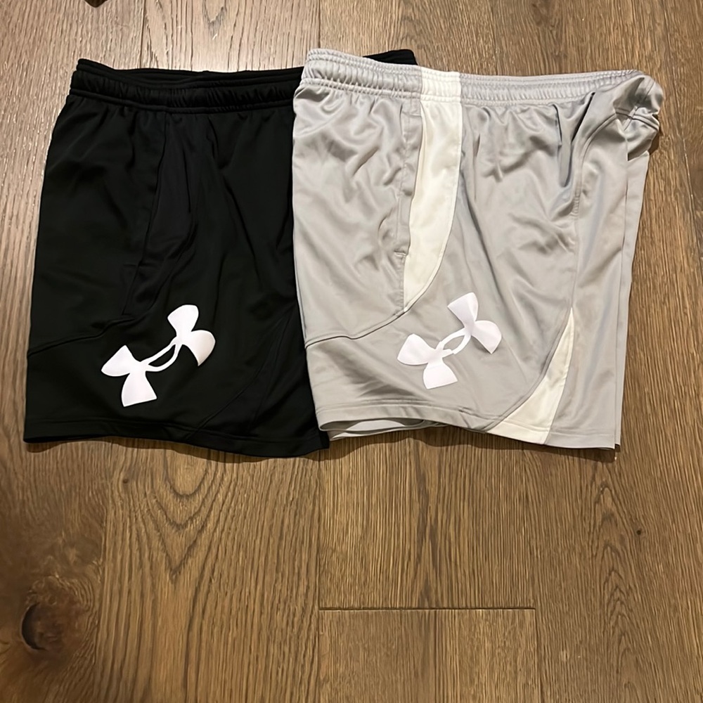 Women’s Under Armour shorts. Both for sale together.